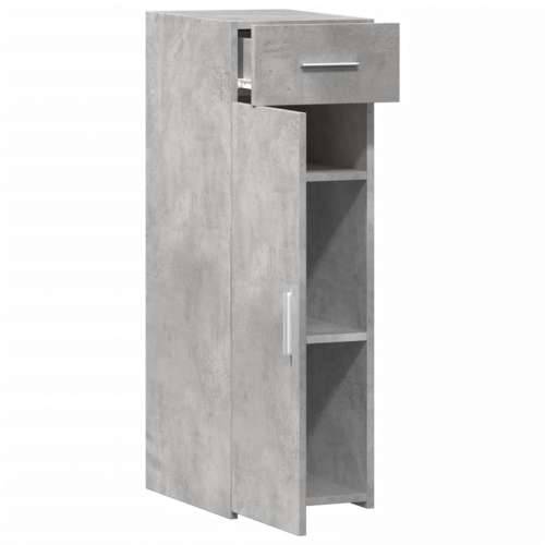 Komoda siva boja betona 30x42,5x93 cm od konstruiranog drva - Beton siva 1 Cijena