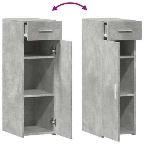 Komoda siva boja betona 30x42,5x93 cm od konstruiranog drva - Beton siva 1 Cijena