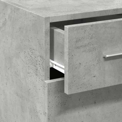 Komoda siva boja betona 30x42,5x93 cm od konstruiranog drva - Beton siva 1 Cijena