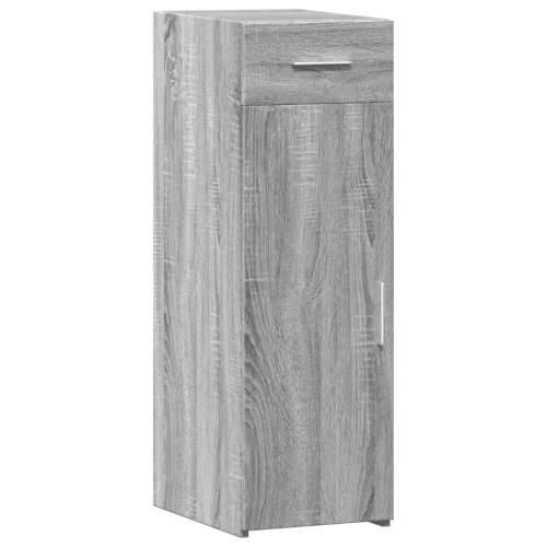 Komoda boja sivog hrasta sonome 30x42,5x93 cm konstruirano drvo - Sivi hrast sonoma 1 Cijena