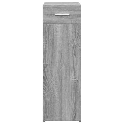 Komoda boja sivog hrasta sonome 30x42,5x93 cm konstruirano drvo - Sivi hrast sonoma 1 Cijena