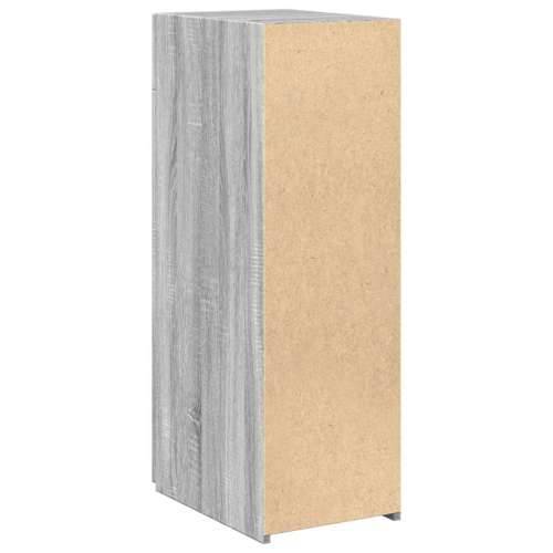 Komoda boja sivog hrasta sonome 30x42,5x93 cm konstruirano drvo - Sivi hrast sonoma 1 Cijena