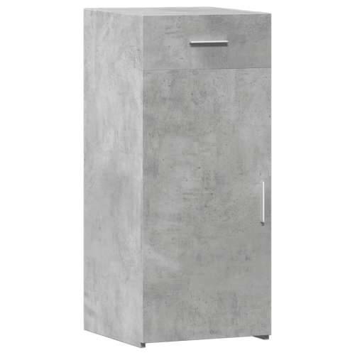 Komoda siva boja betona 40 x 42,5 x 93 cm od konstruiranog drva - Beton siva 1 Cijena