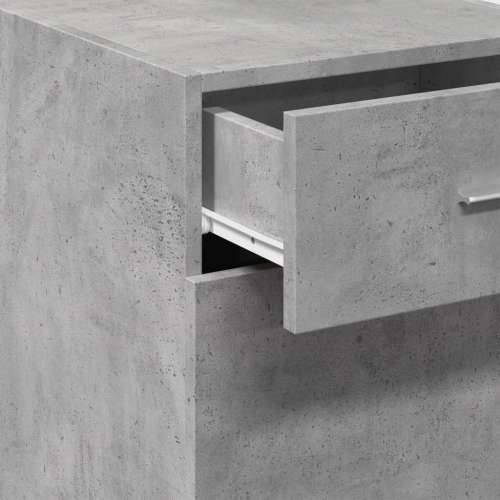 Komoda siva boja betona 40 x 42,5 x 93 cm od konstruiranog drva - Beton siva 1 Cijena