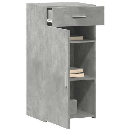 Komoda siva boja betona 45 x 42,5 x 93 cm od konstruiranog drva Beton siva 1 Cijena