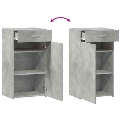 Komoda siva boja betona 50 x 42,5 x 93 cm od konstruiranog drva - Beton siva 1 Cijena