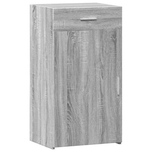 Komoda boja sivog hrasta sonome 50x42,5x93 cm konstruirano drvo - Sivi hrast sonoma 1 Cijena