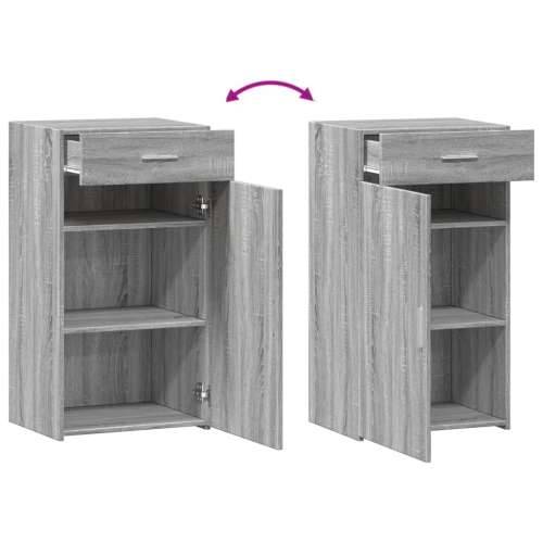 Komoda boja sivog hrasta sonome 50x42,5x93 cm konstruirano drvo - Sivi hrast sonoma 1 Cijena