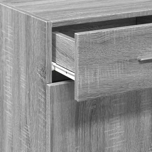 Komoda boja sivog hrasta sonome 50x42,5x93 cm konstruirano drvo - Sivi hrast sonoma 1 Cijena