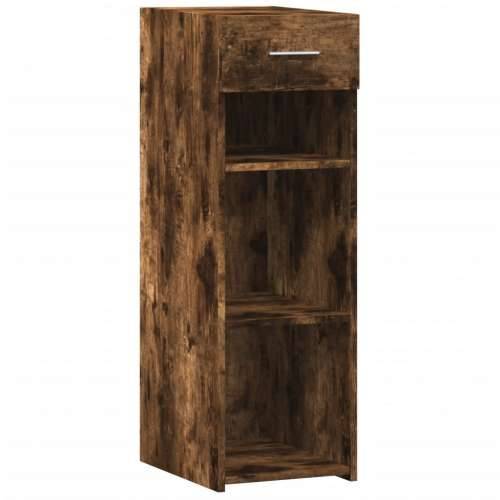 Komoda boja dimljenog hrasta 30x42,5x93 cm konstruirano drvo - Dimljeni hrast 1 Cijena