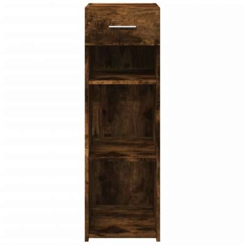 Komoda boja dimljenog hrasta 30x42,5x93 cm konstruirano drvo - Dimljeni hrast 1 Cijena