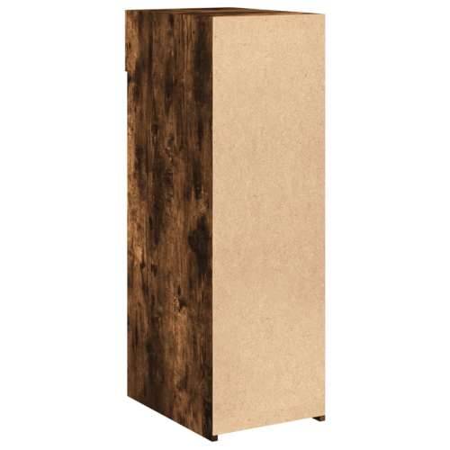 Komoda boja dimljenog hrasta 30x42,5x93 cm konstruirano drvo - Dimljeni hrast 1 Cijena