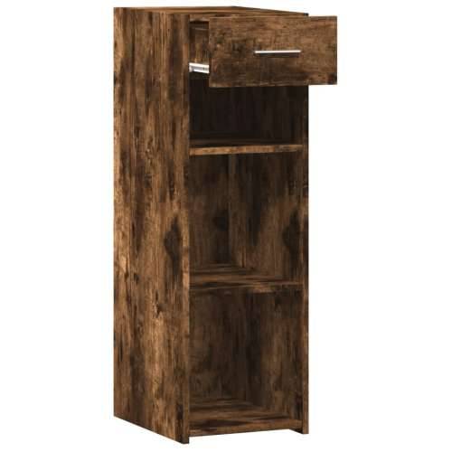Komoda boja dimljenog hrasta 30x42,5x93 cm konstruirano drvo - Dimljeni hrast 1 Cijena