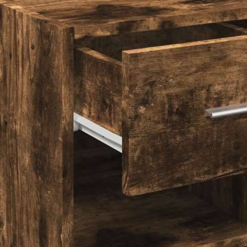 Komoda boja dimljenog hrasta 30x42,5x93 cm konstruirano drvo - Dimljeni hrast 1 Cijena
