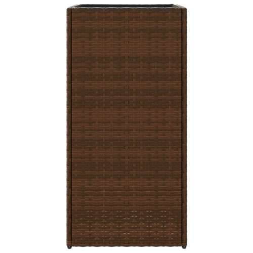 Vrtna sadilica smeđa 40 x 40 x 80 cm od poliratana - Smeđa 40 x 40 x 80 cm 1 Cijena