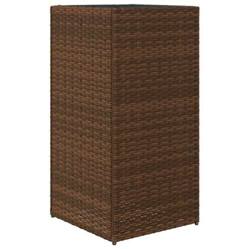 Vrtna sadilica smeđa 40 x 40 x 80 cm od poliratana - Smeđa 40 x 40 x 80 cm 1 Cijena