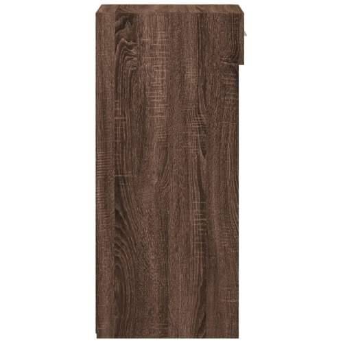 Komoda smeđa boja hrasta 50 x 42,5 x 93 cm konstruirano drvo - Smeđi hrast 1 Cijena
