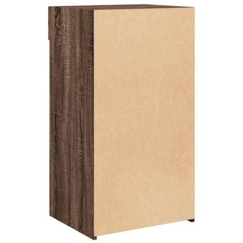 Komoda smeđa boja hrasta 50 x 42,5 x 93 cm konstruirano drvo - Smeđi hrast 1 Cijena
