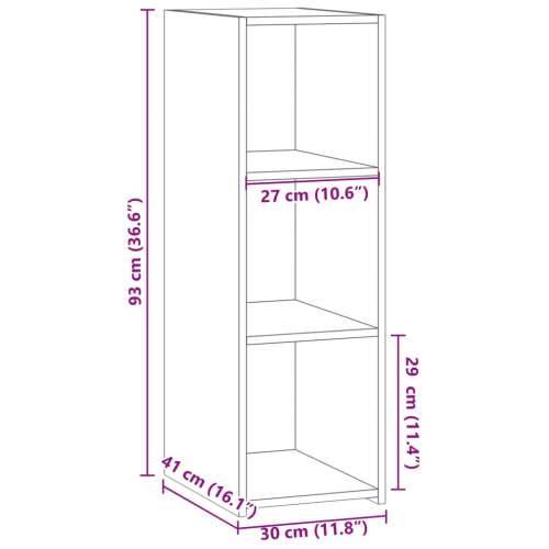 Komoda siva boja betona 30x41x93 cm od konstruiranog drva Beton siva 1 Cijena
