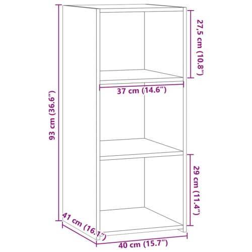 Komoda boja hrasta sonome 40x41x93 cm od konstruiranog drva - sonoma hrast 1 Cijena