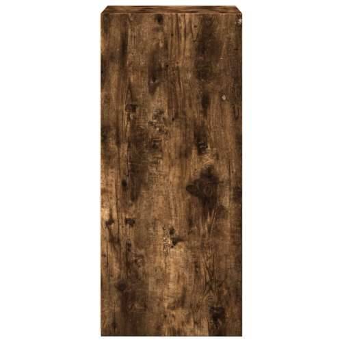 Komoda boja dimljenog hrasta 45 x 41 x 93 cm konstruirano drvo - Dimljeni hrast 1 Cijena