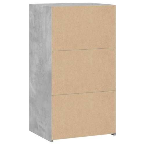 Komoda siva boja betona 50x41x93 cm od konstruiranog drva - Beton siva 1 Cijena