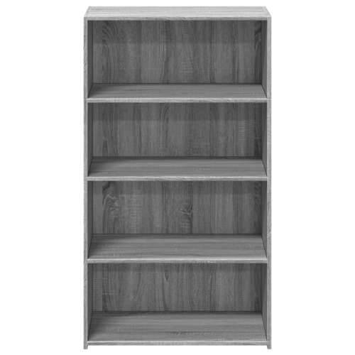 Visoka komoda boje hrasta 70 x 41 x 124 cm konstruirano drvo - Sivi hrast sonoma 1 Cijena