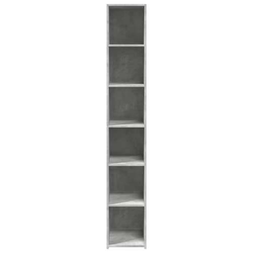 Visoka komoda boje betona 30x41x185 cm od konstruiranog drva - Beton siva 1 Cijena