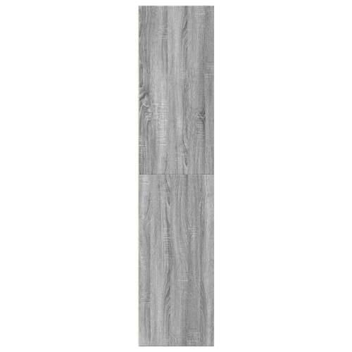 Visoka komoda boje hrasta 30x41x185 cm od konstruiranog drva - Sivi hrast sonoma 1 Cijena