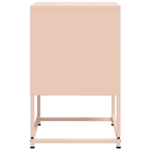 Noćni ormarići 2 kom ružičasti 36 x 39 x 60,5 cm čelični - Ružičasta 2 Cijena