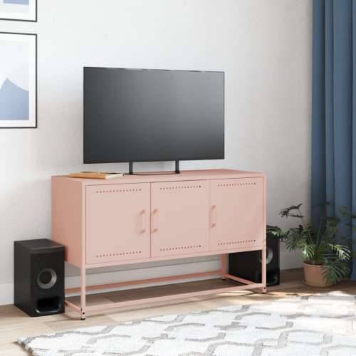 TV ormarić ružičasti 100,5x39x60,5 cm čelični - Ružičasta 1 Cijena