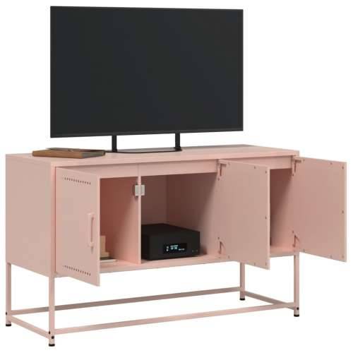 TV ormarić ružičasti 100,5x39x60,5 cm čelični - Ružičasta 1 Cijena
