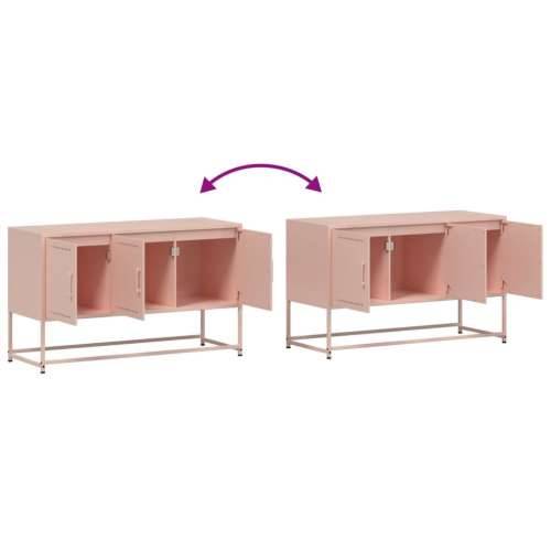 TV ormarić ružičasti 100,5x39x60,5 cm čelični - Ružičasta 1 Cijena