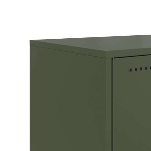 TV ormarić maslinastozeleni 100,5x39x60,5 cm čelični - Zelena 1 Cijena