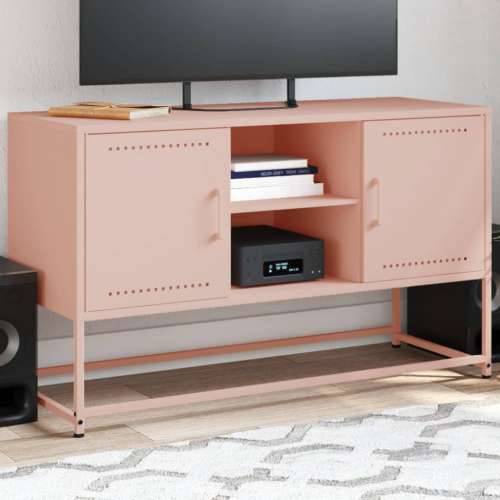 TV ormarić ružičasti 100,5x39x60,5 cm čelični - Ružičasta 1 Cijena