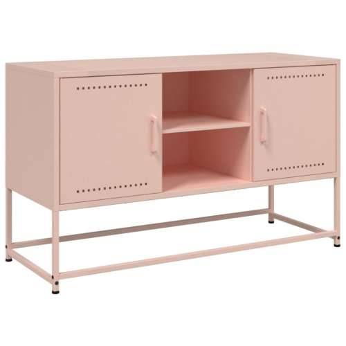 TV ormarić ružičasti 100,5x39x60,5 cm čelični - Ružičasta 1 Cijena