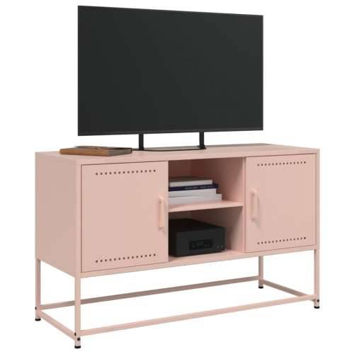 TV ormarić ružičasti 100,5x39x60,5 cm čelični - Ružičasta 1 Cijena