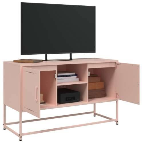 TV ormarić ružičasti 100,5x39x60,5 cm čelični - Ružičasta 1 Cijena