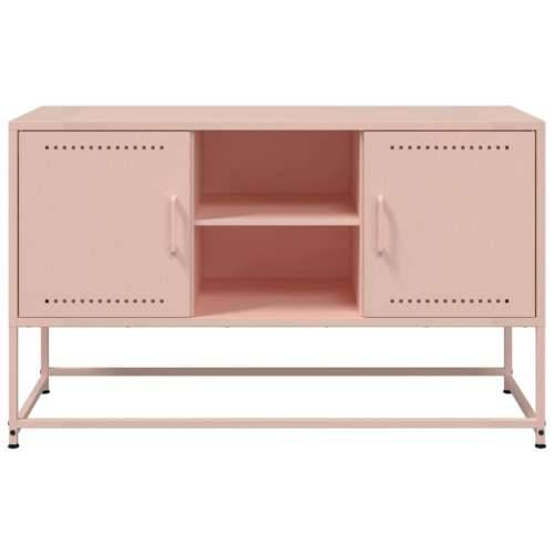 TV ormarić ružičasti 100,5x39x60,5 cm čelični - Ružičasta 1 Cijena