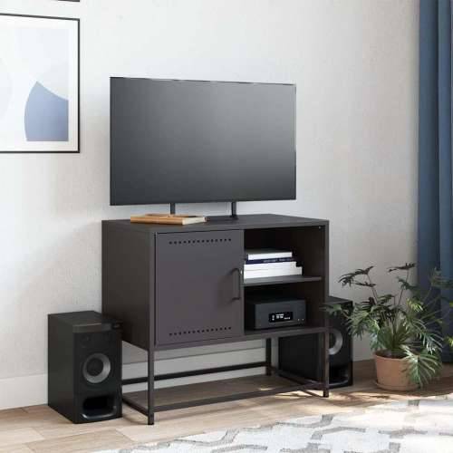 TV ormarić crni 68x39x60,5 cm čelični - Crna 1 Cijena