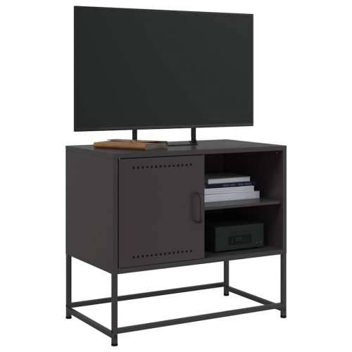 TV ormarić crni 68x39x60,5 cm čelični - Crna 1 Cijena