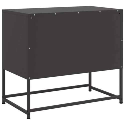 TV ormarić crni 68x39x60,5 cm čelični - Crna 1 Cijena