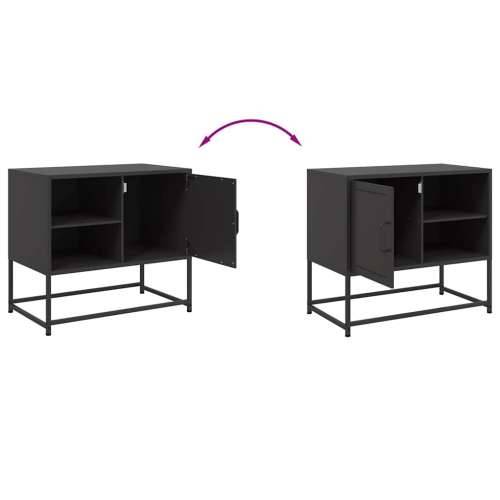 TV ormarić crni 68x39x60,5 cm čelični - Crna 1 Cijena