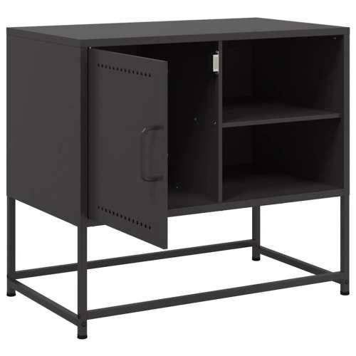 TV ormarić crni 68x39x60,5 cm čelični - Crna 1 Cijena