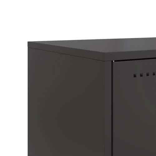 TV ormarić crni 68x39x60,5 cm čelični - Crna 1 Cijena