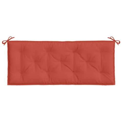 Jastuk za vrtnu klupu prošarano crvena 120x50x7 cm tkanina - prošarana crvena 120 x 50 x 7 cm 1 Cijena
