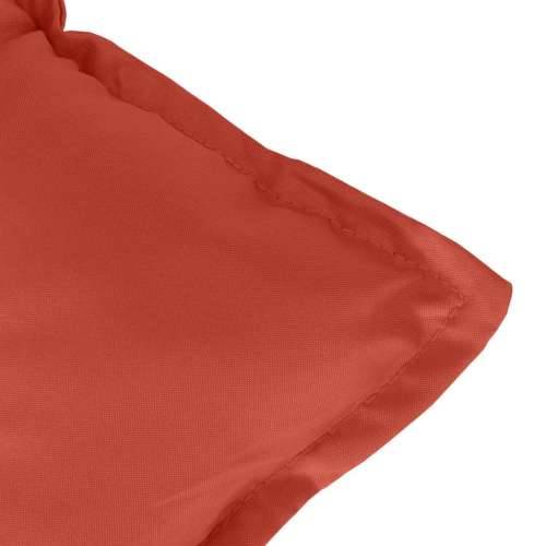 Jastuk za vrtnu klupu prošarano crvena 120x50x7 cm tkanina - prošarana crvena 120 x 50 x 7 cm 1 Cijena