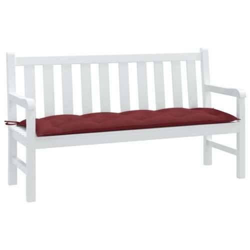 Jastuk za vrtnu klupu crvena boja vina 150x50x7 cm od tkanine - prošarana crvena boja vina 150 x 50 x 7 cm 1 Cijena