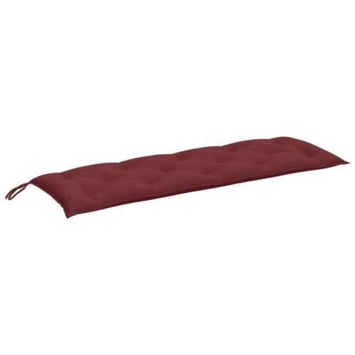 Jastuk za vrtnu klupu crvena boja vina 150x50x7 cm od tkanine - prošarana crvena boja vina 150 x 50 x 7 cm 1 Cijena