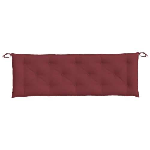 Jastuk za vrtnu klupu crvena boja vina 150x50x7 cm od tkanine - prošarana crvena boja vina 150 x 50 x 7 cm 1 Cijena